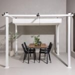 Lazio Pergola | Aluminium Terrassen Überdachung | 3x3 | weiß